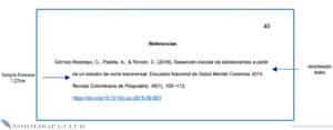 Lista de referencias APA