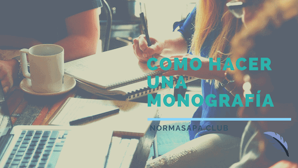 Cómo escribir una monografía